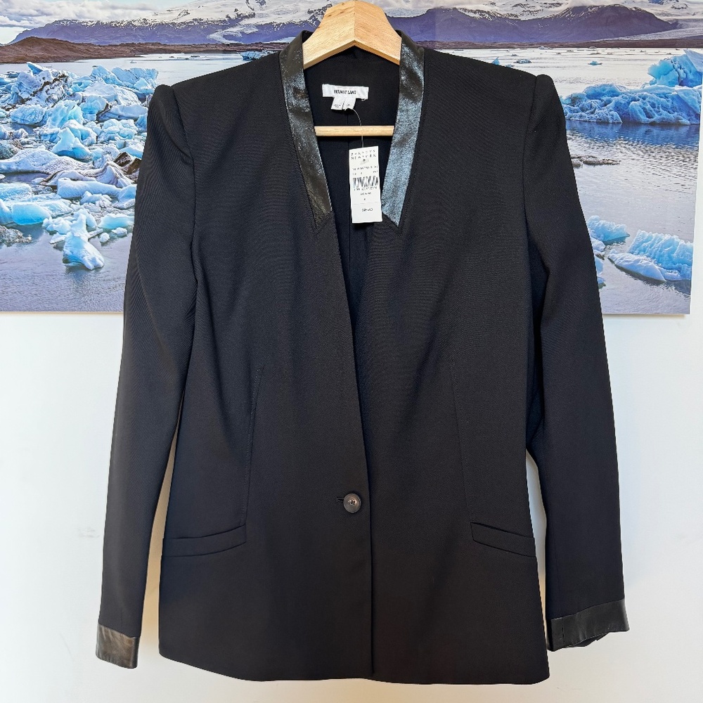 HELMUT LANG, Black Blazer, Size 8